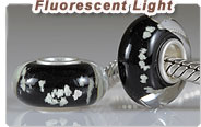 fluorescent glass European beads