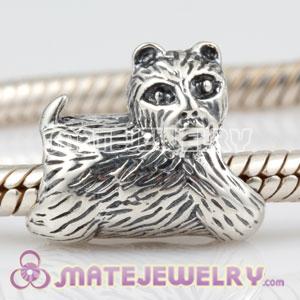 Antique 925 Sterling Silver Dingo charms Bead fits European bracelet