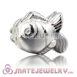 Shiny 925 Sterling Silver Subtropical Fish charm Beads fits European bracelet