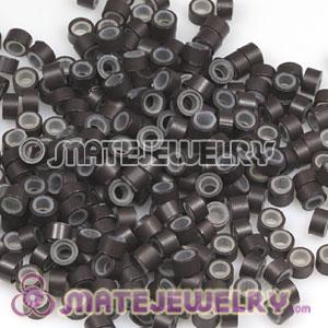 Dark Brown Silicone Micro Ring Beads For Hair Extension Wholesale 