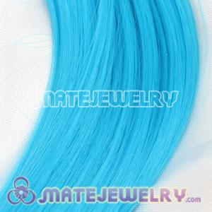 Fashion Cyan Synthetic Feather Hair Extensions Cheap 