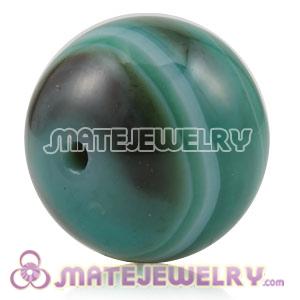 Wholesale 12mm Sambarla Style Green Striped Agate Beads 