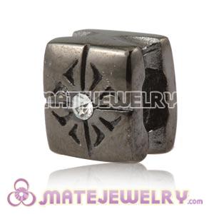 Wholesale Handmade Style Plated Gun Black Silver Nugget Stone Bead 