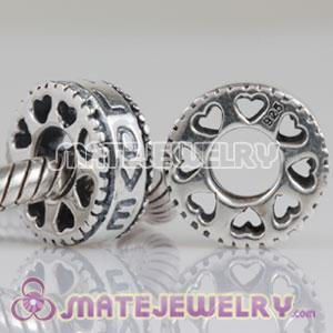 Largehole Jewelry style LOVE charm beads