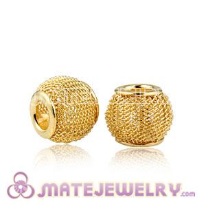 Wholesale Basketball Wives Earring Gold Mesh Beads Cheap 