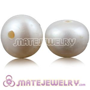 Wholesale 11-12mm White Natural Freshwater Pearl Beads For DIY Jewelry