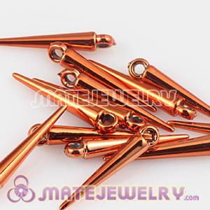22mm Rose Gold Spike Beads For Basketball Wives Hoop Earrings