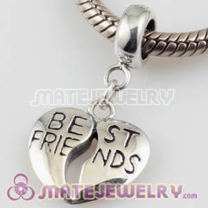 925 Sterling Silver BEST FRIENDS Dangle Charms Wholesale