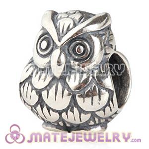 Antique Sterling Silver European Owl Charms Beads Wholesale