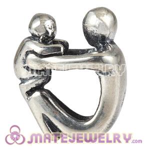 Wholesale Antique Sterling Silver European Paternity Charms Beads 