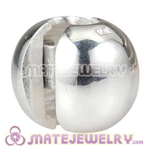 Wholesale European Style 925 Sterling Silver Sphere Clip Beads 