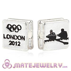 Wholesale London 2012 Olympics Rowing Square Alloy Beads 