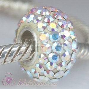 Austrian crystal European style colorful beads