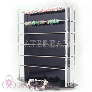 European bead display rack, lampwork bead display fit European jewelry