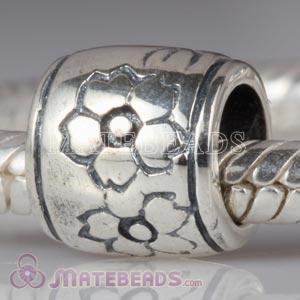 European sterling Cherry blossoms beads