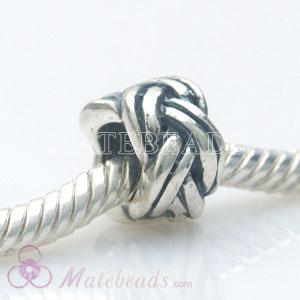 European Sterling Silver Forget Me Knot Charm