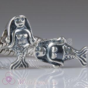 European Mermaid Charm beads