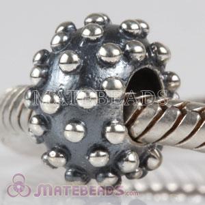 European silver dot bead
