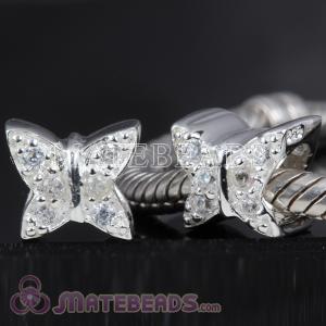 Baci charms beads with Butterfly stones
