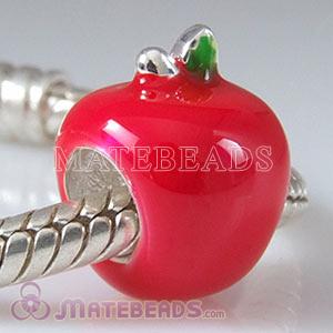 wholesale European enamel apple beads