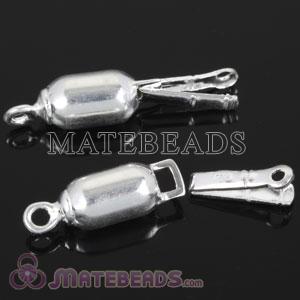 6X20mm Olivary Sterling Silver Pearl Fishhook Clasp