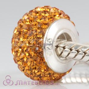 Austrian crystal Silver Beads 925 Stamped Screw Core European Compatible