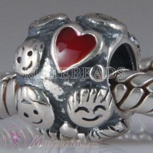 European Sterling Silver Family Beads