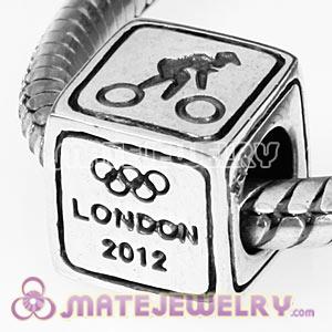 Sterling Silver European Cycling BMX Beads London 2012 Olympics Charms