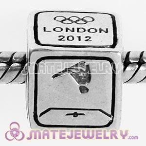 Sterling Silver European Gymnastics Trampoline Beads London 2012 Olympics Charms