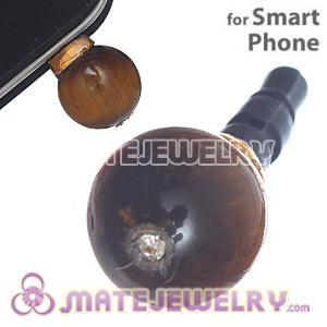 10mm Tiger Eye Mobile Earphone Jack Plug Fit iPhone 