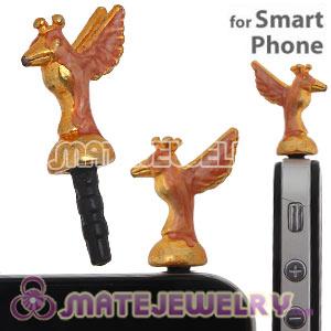 Wholesale Plated Alloy Hummingbird Earphone Jack Plug Fit iphone 
