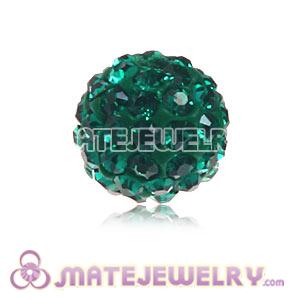Wholesale Cheap Price 8mm Green Handmade Pave Crystal Beads