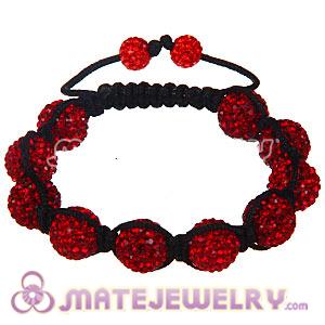 Wholesale Bargain Price Handmade Pave Red Crystal TresorBeads Bracelets