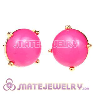 Fashion Gold Plated Roseo Bubble Stud Earring Wholesale