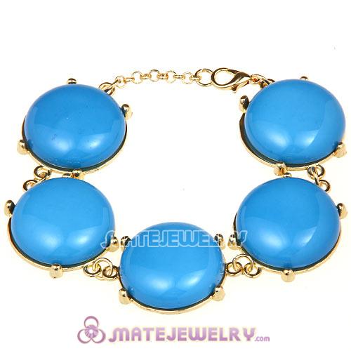 Hot Sale Resin Bead Blue Bubble Bracelets Wholesale