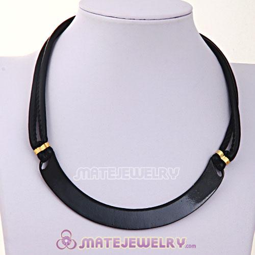 Wholesale Black Leather Choker Collar Necklace For Women