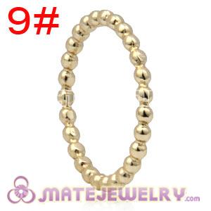 Gold Plated Sterling Silver European Stackable Bubble Ring Wholesale