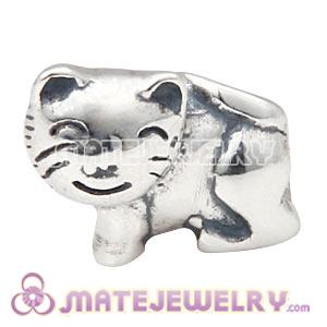 Wholesale 925 Sterling Silver Cat Charm Beads 