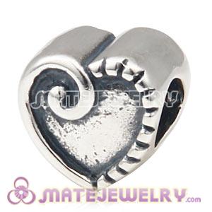 Wholesale 925 Sterling Silver European Heart Charms Bead