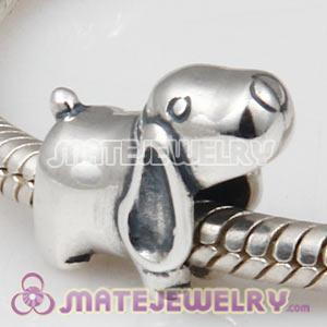 Wholesale 925 Sterling Silver Puppy Dog Charm Beads 