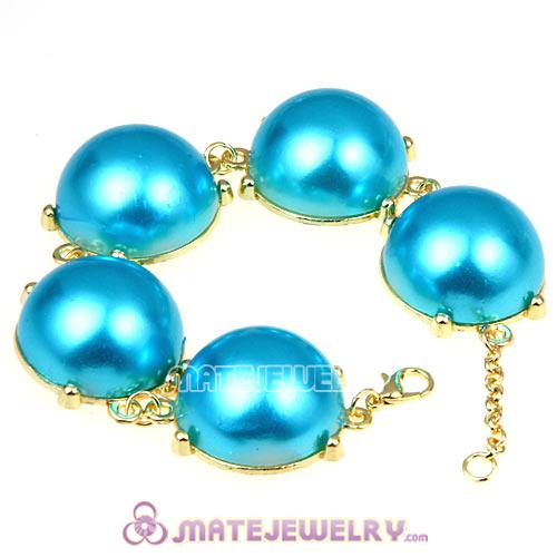 2013 New Products Special Blue Pearl Bubble Bracelet Wholesale