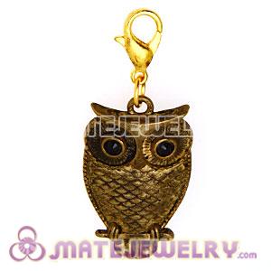 Antique European Jewelry Owl Charms Wholesale 