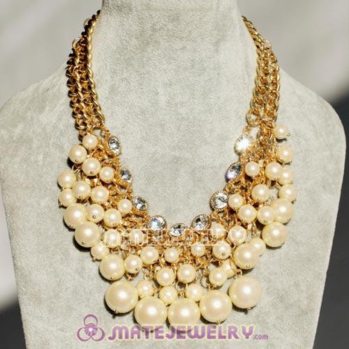 Luxury Pearl And Crystal Necklace Wholesale
