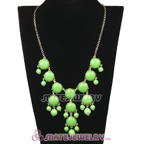 2013 Fashion Jewelry Olivine Mini Bubble Bib Statement Necklaces 