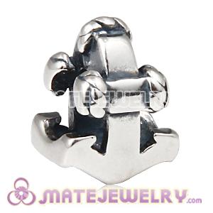 Wholesale 925 Sterling Silver European Anchor Rope Charms Bead