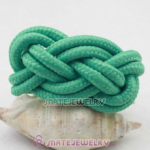 Handmade Weave Fluorescence Dark Green Cotton Rope Bracelets