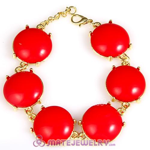 Wholesale Lollies Red Mini Bubble Bead Bracelets
