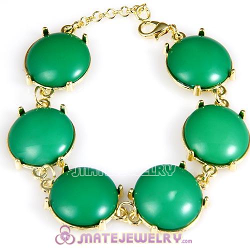 Wholesale Lollies Dark Green Mini Bubble Bead Bracelets