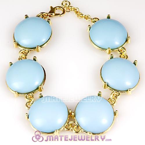 Wholesale Lollies Morning Sky Blue Mini Bubble Bead Bracelets