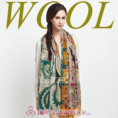 Urban Retro Wool Colorful Pashmina Shawl Scarves